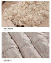 Load image into Gallery viewer, 2018 new brand women's wear Albaca lamb wool jacket cotton woolen overcoat 97079