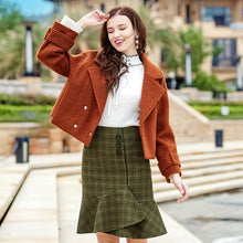 Load image into Gallery viewer, 2018 Winter New Women's Wear Aerbaqia Short Hair coat 97077