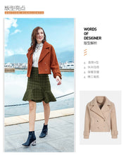 Load image into Gallery viewer, 2018 Winter New Women's Wear Aerbaqia Short Hair coat 97077