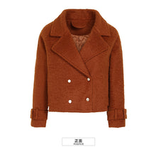 Load image into Gallery viewer, 2018 Winter New Women's Wear Aerbaqia Short Hair coat 97077