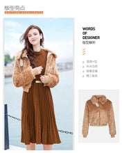 Load image into Gallery viewer, 2018 New Brand Woman's Fur Warming and Thickening Plush Jacket 97083