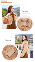 Load image into Gallery viewer, 2018 New Brand Woman's Fur Warming and Thickening Plush Jacket 97083