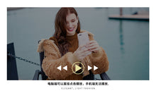 Load image into Gallery viewer, 2018 New Brand Woman's Fur Warming and Thickening Plush Jacket 97083