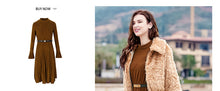 Load image into Gallery viewer, 2018 New Brand Woman's Fur Warming and Thickening Plush Jacket 97083