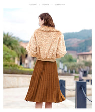 Load image into Gallery viewer, 2018 New Brand Woman's Fur Warming and Thickening Plush Jacket 97083