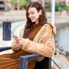 Load image into Gallery viewer, 2018 New Brand Woman's Fur Warming and Thickening Plush Jacket 97083