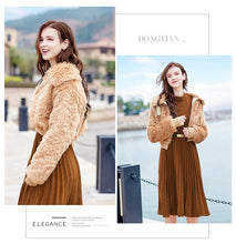 Load image into Gallery viewer, 2018 New Brand Woman's Fur Warming and Thickening Plush Jacket 97083
