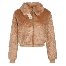 Load image into Gallery viewer, 2018 New Brand Woman's Fur Warming and Thickening Plush Jacket 97083