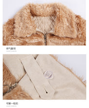Load image into Gallery viewer, 2018 New Brand Woman's Fur Warming and Thickening Plush Jacket 97083