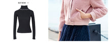 Load image into Gallery viewer, 2018 Winter New Women's Coat Coat Single Clock Short Warm Plush Coat 97081