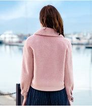 Load image into Gallery viewer, 2018 Winter New Women's Coat Coat Single Clock Short Warm Plush Coat 97081