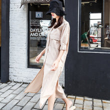 Load image into Gallery viewer, 2019 New Solid Color Urban Leisure AliExpress Under 10% High Waist and Split Skirt