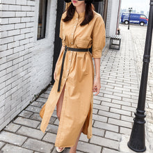Load image into Gallery viewer, 2019 New Solid Color Urban Leisure AliExpress Under 10% High Waist and Split Skirt