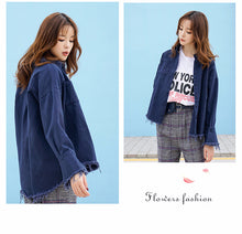 Load image into Gallery viewer, Cowboy jacket with loose horn sleeves and slim cardigan 7817