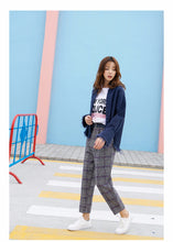Load image into Gallery viewer, Cowboy jacket with loose horn sleeves and slim cardigan 7817