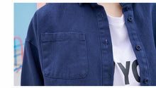 Load image into Gallery viewer, Cowboy jacket with loose horn sleeves and slim cardigan 7817