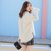 Load image into Gallery viewer, Cowboy jacket with loose horn sleeves and slim cardigan 7817