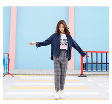 Load image into Gallery viewer, Cowboy jacket with loose horn sleeves and slim cardigan 7817