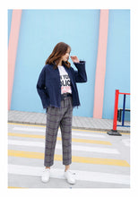 Load image into Gallery viewer, Cowboy jacket with loose horn sleeves and slim cardigan 7817