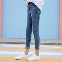Load image into Gallery viewer, High-waist jeans, skinny little-legged pants, student pencil pants 1027