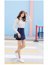 Load image into Gallery viewer, "36 yuan will not be refunded or changed at the end of the season" round neck padded knit sweater long sleeve tight bottoming shirt 910 women