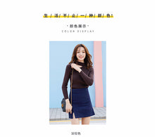 Load image into Gallery viewer, "36 yuan will not be refunded or changed at the end of the season" round neck padded knit sweater long sleeve tight bottoming shirt 910 women