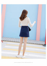 Load image into Gallery viewer, "36 yuan will not be refunded or changed at the end of the season" round neck padded knit sweater long sleeve tight bottoming shirt 910 women