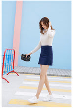 Load image into Gallery viewer, "36 yuan will not be refunded or changed at the end of the season" round neck padded knit sweater long sleeve tight bottoming shirt 910 women