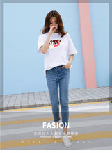 Load image into Gallery viewer, High-waist jeans, skinny little-legged pants, student pencil pants 1027