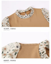 Load image into Gallery viewer, 2018 new brand women's trumpet sleeves Lotus leaf skirt temperament lady dress 69117