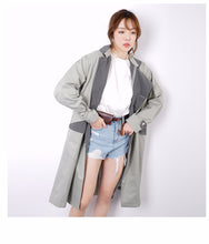 Load image into Gallery viewer, Low price Guangzhou solid color long sleeve 51%-70% leisure single adult collage/stitching stitching women's windbreaker