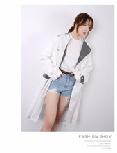 Load image into Gallery viewer, Low price Guangzhou solid color long sleeve 51%-70% leisure single adult collage/stitching stitching women's windbreaker