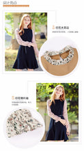 Load image into Gallery viewer, 2018 new brand women's trumpet sleeves Lotus leaf skirt temperament lady dress 69117