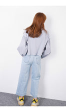 Load image into Gallery viewer, Embroidered blouse long sleeve blouse 7820