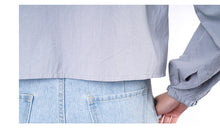 Load image into Gallery viewer, Embroidered blouse long sleeve blouse 7820