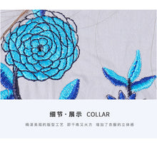 Load image into Gallery viewer, Embroidered blouse long sleeve blouse 7820