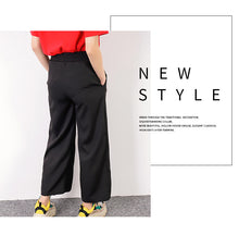 Load image into Gallery viewer, Spot New Summer Gentlewoman Temperament Korean Edition Women's Shorts, Broad-legged Pants, High-waist Leisure Pants Wholesale 2512