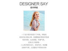 Load image into Gallery viewer, 2019 New brand women's wear V collar medium long temperament lady print chiffon dress 69173