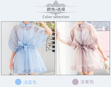 Load image into Gallery viewer, 2009 Korean version of women's clothes spring and summer new Eugene yarn two-piece dress fairy yarn dress one hair substitute