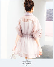 Load image into Gallery viewer, 2009 Korean version of women's clothes spring and summer new Eugene yarn two-piece dress fairy yarn dress one hair substitute