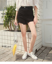 Load image into Gallery viewer, "26 yuan will not be refunded or exchanged at the end of the season" Women's Jeans Micro-Laku Type A High Waist Denim Shorts 515