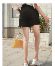 Load image into Gallery viewer, "26 yuan will not be refunded or exchanged at the end of the season" Women's Jeans Micro-Laku Type A High Waist Denim Shorts 515