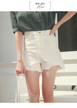 Load image into Gallery viewer, "26 yuan will not be refunded or exchanged at the end of the season" Women's Jeans Micro-Laku Type A High Waist Denim Shorts 515
