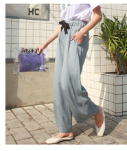 Load image into Gallery viewer, Women's casual trousers Korean version of simple broad-legged trousers 2591