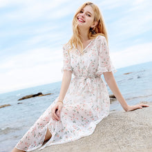 Load image into Gallery viewer, Chic Lady Printed Chiffon Dress 69195