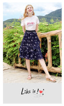 Load image into Gallery viewer, 2018 summer summer brand women's dress temperament round collar letter simple shirt casual casual sweater 58978