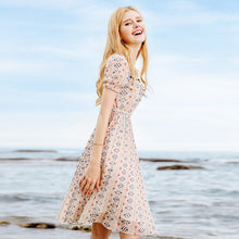 Load image into Gallery viewer, 2019 Summer New Women's Printed Baipleated Skirt Style Lady Chiffon Dress 69151