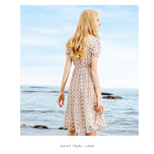 Load image into Gallery viewer, 2019 Summer New Women's Printed Baipleated Skirt Style Lady Chiffon Dress 69151