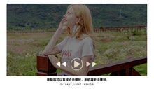 Load image into Gallery viewer, 2018 summer summer brand women's dress temperament round collar letter simple shirt casual casual sweater 58978