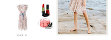 Load image into Gallery viewer, 2019 Summer New Women's Printed Baipleated Skirt Style Lady Chiffon Dress 69151